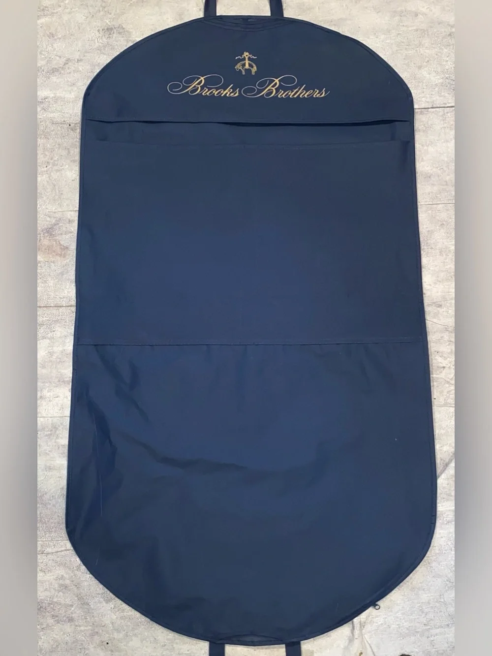 Brooks Brothers Garment Dust Bag Suit Jacket Cover Dress Zip Closure Logo Travel